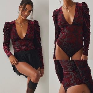 NWT Free People Midnight Combo Medium Bodysuit Magic Hour
